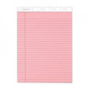 TOPS Prism Plus Colored Legal Pads, 8 1/2 x 11 3/4, Pink, 50 Sheets, Dozen TOP63150 63150