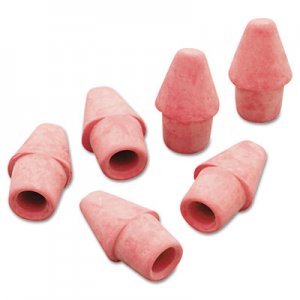 Paper Mate Arrowhead Eraser Caps, Pink, Elastomer, 144/Box PAP73015 73015