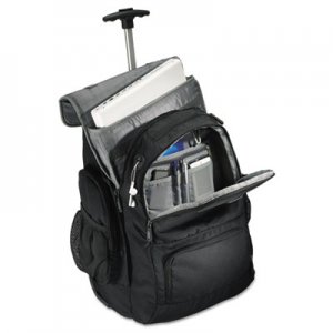 Samsonite Rolling Backpack, 14 x 8 x 21, Black/Charcoal SML178961053 17896-1053