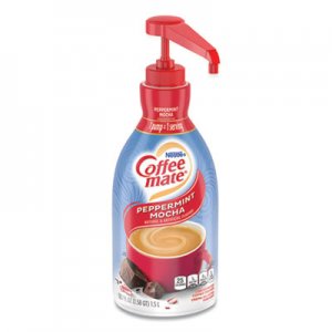 Coffee mate Liquid Coffee Creamer, Peppermint Mocha, 1500mL Pump Bottle NES29600 28000 29600