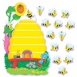 TREND Busy Bees Job Chart Plus Bulletin Board Set 18 1/4" x 17 1/2" TEPT8077 T8077