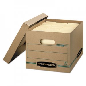 Bankers Box STOR/FILE Basic-Duty Storage Boxes, Letter/Legal Files, 12.5" x 16.25" x 10.5", Kraft