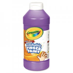 Crayola Washable Fingerpaint, Violet, 16 oz CYO551316040 55-1316-040