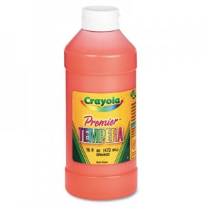 Crayola Premier Tempera Paint, Orange, 16 oz CYO541216036 54-1216-036