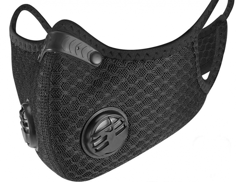 Sports Mask with Activated Carbon Filter sports-mask-black