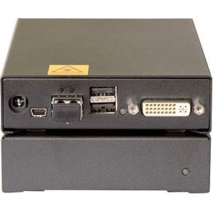 Black Box DKM Compact KVM Extender Receiver - DVI-D, (2) USB HID, Single-Mode Fiber ACX1R-11-SM