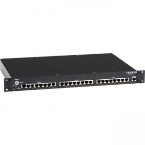 Black Box Rackmount Gang Switch - 19" , 1U, (8) RJ-45 A/B (All Pins) NBSALL8