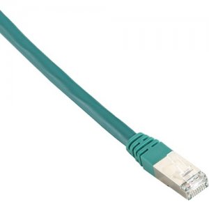 Black Box Cat6 400-MHz, Shielded, Solid Backbone Cable (FTP), Plenum, Green, 3-ft. (0.9-m) EVNSL0273GN-0003