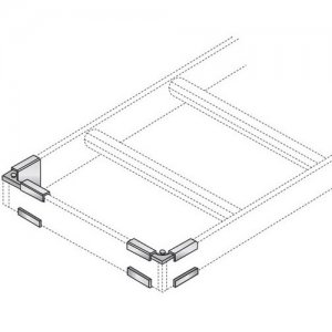 Black Box Ladder Rack Runway Termination Kit RM694