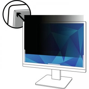 3M Privacy Filter for 19.5in Monitor, 16:10 PF195W1B