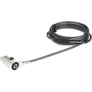 StarTech.com Laptop Cable Lock - 4-Digit Combination Lock for Wedge-Type Slot LTLOCKNBL
