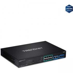 TRENDnet 12-Port Gigabit PoE+ Smart Surveillance Switch TPE-3012LS