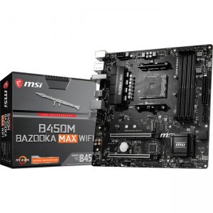 MSI Desktop Motherboard B450MBMAXWI B450M BAZOOKA MAX WIFI