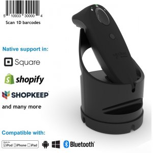 Socket Mobile SocketScan® , Linear Barcode Scanner, Black & Black Dock CX3805-2565 S700
