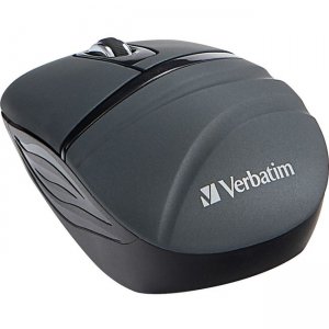 Verbatim Wireless Mini Travel Mouse, Commuter Series - Graphite 70704