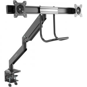 StarTech.com Dual Monitor Arm - Heavy Duty - Grommet/Desk Clamp Mount ARMSLMBARDUO