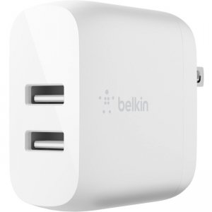 Belkin BOOST↑CHARGE Dual USB-A Wall Charger 24W WCB002DQWH