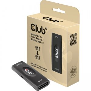 Club 3D DisplayPort 1.4 Active Repeater 4K120Hz HBR3 F/F CAC-1007