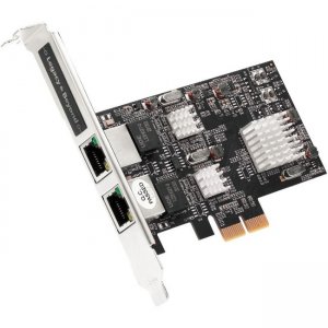 SIIG Dual 2.5G 4-Speed Multi-Gigabit Ethernet PCIe Card LB-GE0711-S1