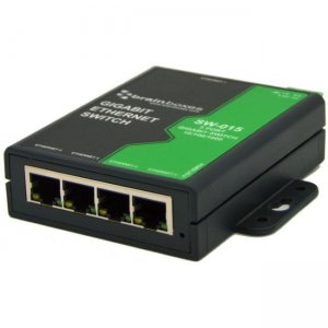 Brainboxes Compact 5 Port Gigabit Ethernet Switch DIN Rail Mountable SW-015