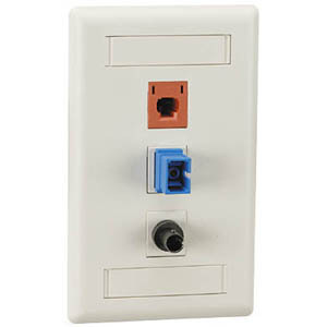 Black Box GigaStation 3 Socket Network Faceplate WP468