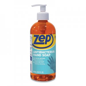 Zep Antibacterial Hand Soap, Floral, 16.9 oz Bottle, 12/Carton ZPPR46101 R46101