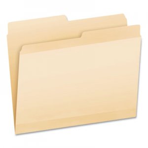Pendaflex Poly Reinforced File Folder, 1/5-Cut Tabs, Letter Size, Manila, 24/Pack PFX86221 86221