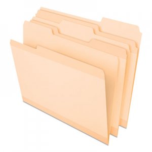 Pendaflex Poly Reinforced File Folder, 1/3-Cut Tabs, Letter Size, Manila, 24/Pack PFX86212 86212