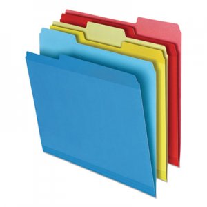 Pendaflex Poly Reinforced File Folder, 1/3-Cut Tabs, Letter Size, Assorted, 24/Pack PFX86213 86213