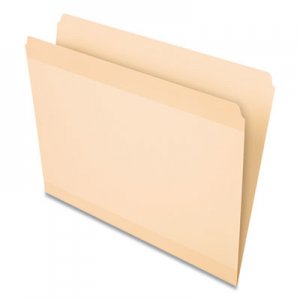 Pendaflex Poly Reinforced File Folder, Straight Tab, Letter Size, Manila, 24/Pack PFX86222 86222