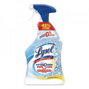 LYSOL Brand Multi-Purpose Hydrogen Peroxide Cleaner, Citrus Sparkle Zest, 32 oz Trigger Spray Bottle, 9/Carton RAC89289CT 19200-89289