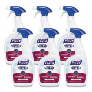 PURELL Foodservice Surface Sanitizer, Fragrance Free, 32 oz Spray Bottle, 6/Carton GOJ334106RTL 3341-06-RTL