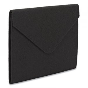 Smead Soft Touch Cloth Expanding Files, 2" Expansion, 1 Section, Letter Size, Black SMD70920 70920