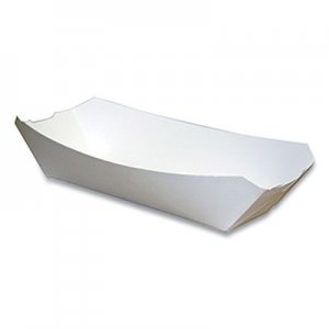 Pactiv Paperboard Food Trays, #12 Beers Tray, 6 x 4 x 1.5, White, 300/Carton PCT23863 23863