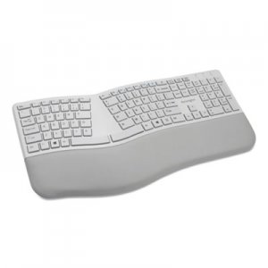 Kensington Pro Fit Ergo Wireless Keyboard, 18.98 x 9.92 x 1.5, Gray KMW75402 K75402US
