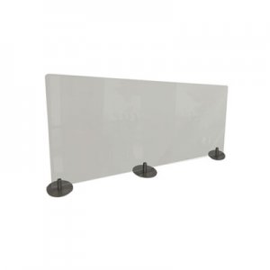 Ghent Desktop Free Standing Acrylic Protection Screen, 59 x 5 x 24, Frost GHEDPSF2459F DPSF2459-F