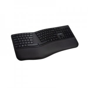 Kensington Pro Fit Ergo Wireless Keyboard, 18.98 x 9.92 x 1.5, Black KMW75401 K75401US