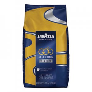 Lavazza Gold Selection Whole Bean Coffee, Light and Aromatic, 2.2 lb Bag LAV3427 3427