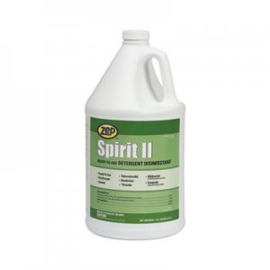 Zep Spirit II Ready-to-Use Disinfectant, Citrus Scent, 1 gal Bottle, 4/Carton ZPP67923 67923