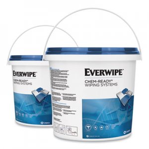 Legacy Everwipe Chem-Ready Dispenser Bucket, 7.13 x 7.13 x 7, White, 5/Carton LEYCRBKT5PR CR-BKT-5