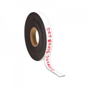 U Brands Dry Erase Magnetic Tape Roll, 1" x 50 ft, White, 1/Roll UBRFM2018 5148U00-06