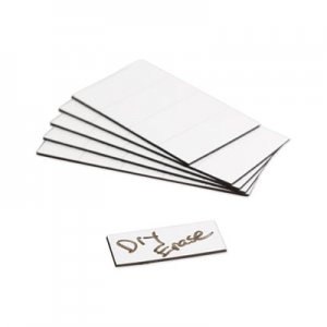 U Brands Dry Erase Magnetic Tape Strips, 2" x 0.88", White, 25/Pack UBRFM2418 5155U00-18