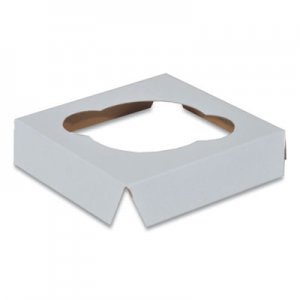 SCT Cupcake Holder Inserts, 4.38 x 4.38 x 0.88, White/Kraft, 200/Carton SCH1012 1012