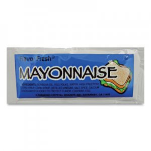 Flavor Fresh Condiment Packets, Mayonnaise, 0.32 oz Packet, 200/Carton FLV80005 PPIVENL154
