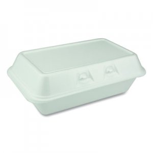 Pactiv SmartLock Foam Hinged Containers, Medium, 8.75 x 5.5 x 3, White, 220/Carton PCTYHLW01880000 YHLW01880000