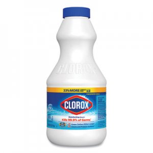 Clorox Regular Bleach with CloroMax Technology, 24 oz Bottle, 12/Carton CLO32251