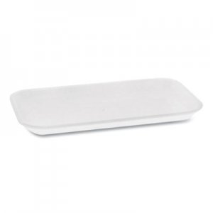 Pactiv Supermarket Tray, #17, 8.3 x 4.8 x 0.65, White, 1,000/Carton PCT0TF117S00000 0TF117S00000