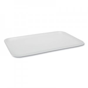 Pactiv Supermarket Tray, #16, 11.7 x 7.3 x 0.65, White, 250/Carton PCT0TF116S00000 0TF116S00000