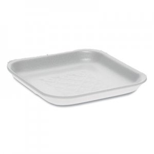 Pactiv Supermarket Tray, #1S, 5.1 x 5.1 x 0.65, White, 1,000/Carton PCT0TF101S00000 0TF101S00000