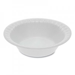 Pactiv Unlaminated Foam Dinnerware, Bowl, 5 oz, 4.5" Diameter, White, 1,250/Carton PCTYTH100040000 YTH100040000